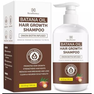 Batana Oil Hair Growth Shampoo: Natural Hair Loss Shampoo for Thinning Hair